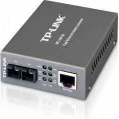 MEDIA CONVERTOR TP-LINK RJ45 10/100M la fibra SC multi-mode 100M- Full-duplex- pana la 2Km- montabil in sasiu MC100CM