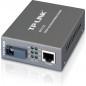MEDIA CONVERTOR TP-LINK RJ45 10/100M la fibra SC single-mode 100M- Full-duplex- Tx:1550nm- Rx:1310nm- pana la 20Km- montabil in