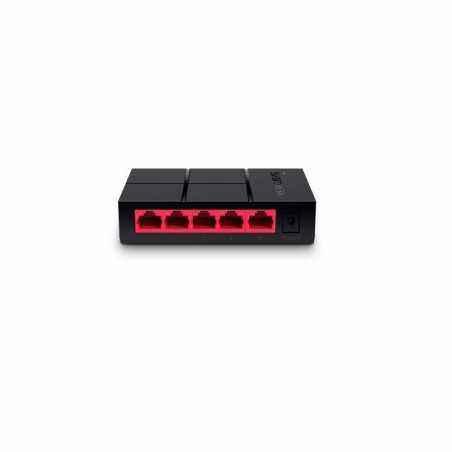 SWITCH MERCUSYS- porturi Gigabit x 4- unmanaged- carcasa plastic- MS105G timbru verde 1.5 lei)
