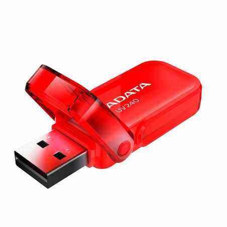 MEMORIE USB 2.0 ADATA 32 GB- cu capac- carcasa plastic- rosu- AUV240-32G-RRD TV 0.02 lei)