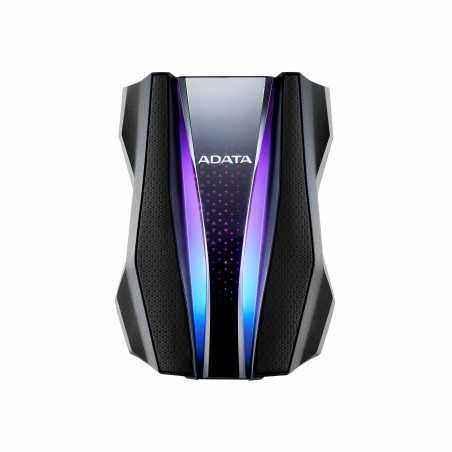 HDD ADATA EXTERN 2.5 USB 3.2 Gen1 2TB HD770G- iluminare RGB- Black AHD770G-2TU32G1-CBK)