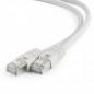 PATCH CORD S/FTP GEMBIRD Cat6a- LSZH- cupru- 15 m- gri- AWG27- dublu ecranat PP6A-LSZHCU-15M)