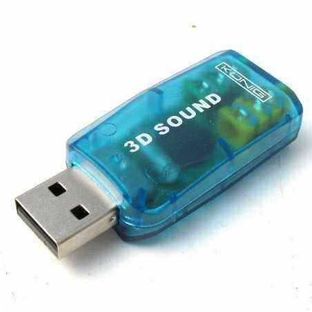 Placa de sunet externa, conectare prin portul USB