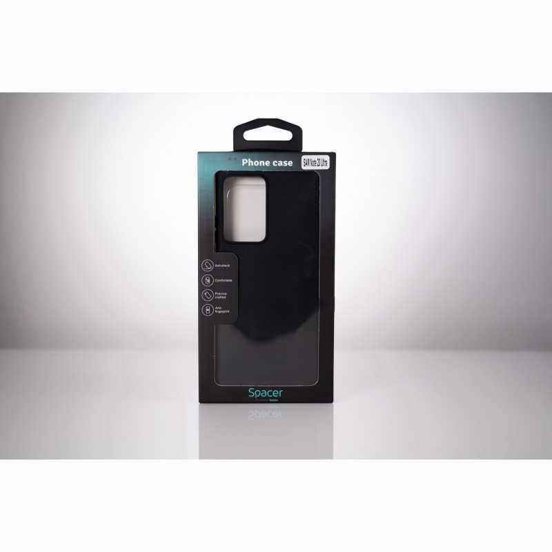 HUSA SMARTPHONE Spacer pentru Samsung Galaxy Note 20 Ultra- grosime 2mm- material flexibil silicon + interior cu microfibra- neg