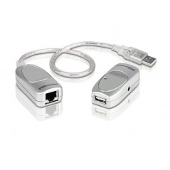 CABLU USB ATEN- prelungitor- conector USB 1.1T) - RJ-45M)- gri- UCE60-AT