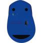 MOUSE LOGITECH- M330 Silent- PC sau NB- wireless- 2.4GHz- optic- 1000 dpi- butoane/scroll 3/1- - albastru- 910-004910