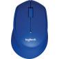 MOUSE LOGITECH- M330 Silent- PC sau NB- wireless- 2.4GHz- optic- 1000 dpi- butoane/scroll 3/1- - albastru- 910-004910