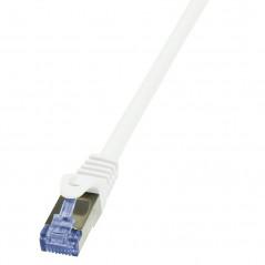 PATCH CORD S/FTP LOGILINK Cat6a- LSZH- cupru- 1 m- alb- AWG26- dublu ecranat CQ3031Si)