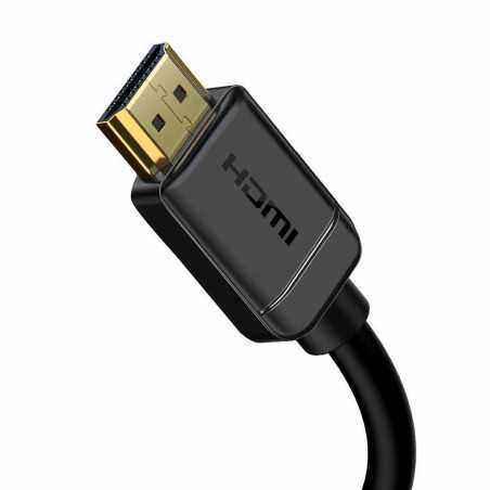 CABLU video Baseus HD Series- HDMIT) la HDMIT)- rezolutie maxima 4K UHD3840 x 2160) la 60 Hz- conectori auriti- 2m- negru CAKGQ-