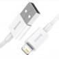 CABLU alimentare si date Baseus Superior- Fast Charging Data Cable pt. smartphone- USB la Lightning Iphone 2.4A- 1.5m- alb CALYS
