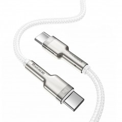 CABLU alimentare si date Baseus Cafule Metal- Fast Charging Data Cable pt. smartphone- USB Type-C la USB Type-C 100W- brodat- 1m