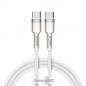 CABLU alimentare si date Baseus Cafule Metal- Fast Charging Data Cable pt. smartphone- USB Type-C la USB Type-C 100W- brodat- 1m
