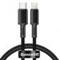 CABLU alimentare si date Baseus High Density Braided- Fast Charging Data Cable pt. smartphone- USB Type-C la Lightning Iphone PD