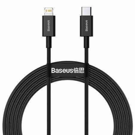 CABLU alimentare si date Baseus Superior- Fast Charging Data Cable pt. smartphone- USB Type-C la Lightning Iphone PD 20W- 2m- ne