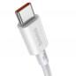 CABLU alimentare si date Baseus Superior- Fast Charging Data Cable pt. smartphone- USB Type-C la USB Type-C 100W- 1m- alb CATYS-
