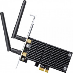 PLACA RETEA TP-LINK AC1300- intern wireless 2.4 GHz - 5 GHz- PCI-E- port- 867 Mbps- antena externa detasabila x 2- Archer T6E