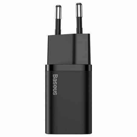 INCARCATOR retea Baseus Super Si- Quick Charge 30W- 1 x USB Type-C 5V/3A si 1 x USB 5V/3A- negru CCSUP-J01 TV 0.8lei)