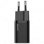 INCARCATOR retea Baseus Super Si- Quick Charge 30W- 1 x USB Type-C 5V/3A si 1 x USB 5V/3A- negru CCSUP-J01 TV 0.8lei)