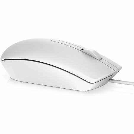 MOUSE DELL- PC sau NB- cu fir- USB- optic- 1000 dpi- butoane/scroll 3/1- - alb- 570-AAIP TV 0.18lei)