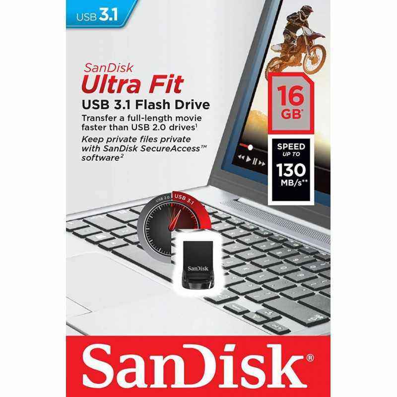 MEMORIE USB 3.1 SANDISK 16 GB- profil mic- carcasa plastic- negru- SDCZ430-016G-G46 TV 0.03 lei)