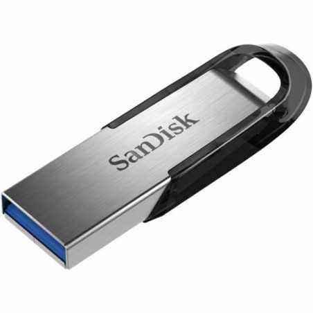 MEMORIE USB 3.0 SANDISK 64 GB- clasica- carcasa metalic- negru / argintiu- SDCZ73-064G-G46 TV 0.03 lei)