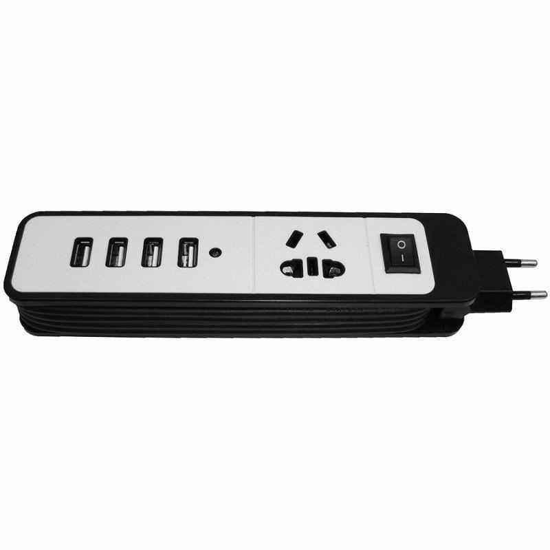 Sursa de alimentare 220V - 4 USB mama - 5V/4.8A + 1 priza 220V