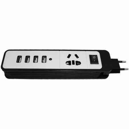 Sursa de alimentare 220V - 4 USB mama - 5V/4.8A + 1 priza 220V