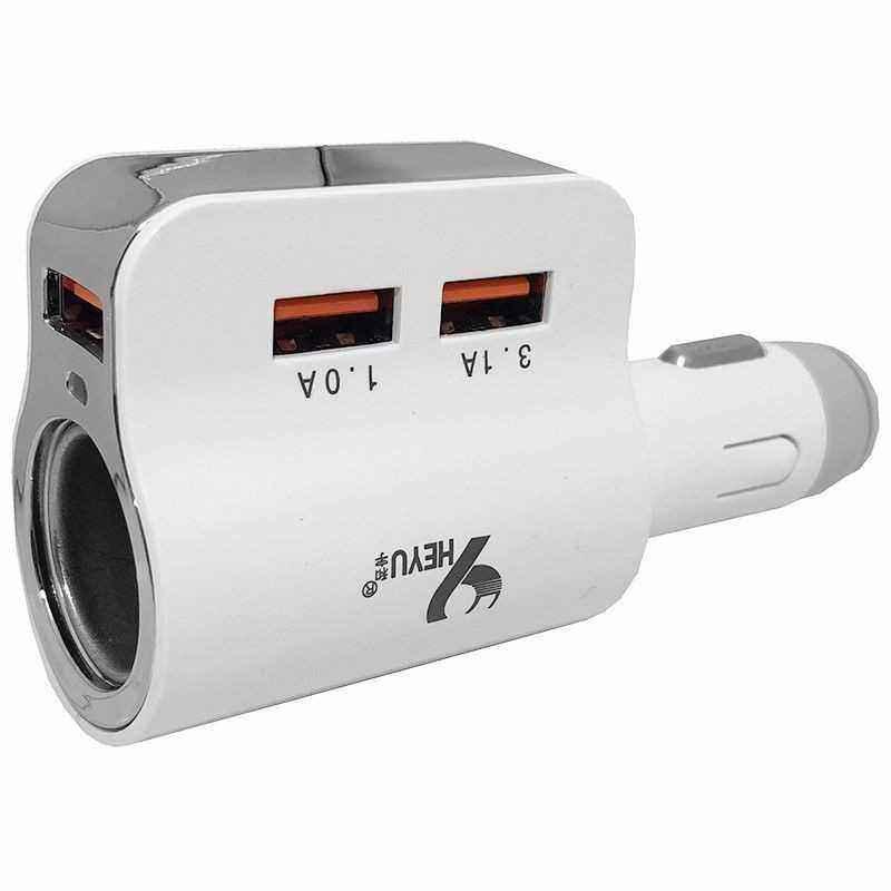 Sursa de alimentare 12/24V - 5V/5.1A - 3xUSB mama 1x bricheta auto