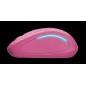 MOUSE TRUST- Yvi FX- PC sau NB- wireless- 2.4GHz- optic- 1600 dpi- butoane/scroll 4/1- iluminare- buton selectare viteza- roz- T