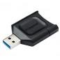 CARD READER extern KINGSTON- interfata USB 3.0- citeste/scrie: SD- micro SD- plastic- negru- MLP TV 0.18lei)