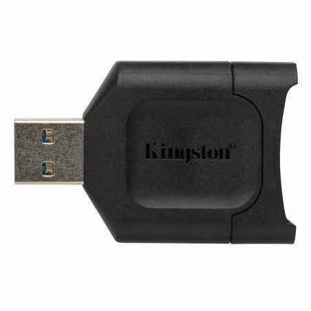 CARD READER extern KINGSTON- interfata USB 3.0- citeste/scrie: SD- micro SD- plastic- negru- MLP TV 0.18lei)