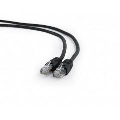 PATCH CORD UTP GEMBIRD Cat6- cupru-aluminiu- 0.5 m- negru- AWG26- PP6U-0.5M/BKi)