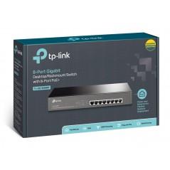 SWITCH TP-LINK POE 8 porturi Gigabit8 PoE)- IEEE 802.3af- carcasa metalica TL-SG1008MP75lei)
