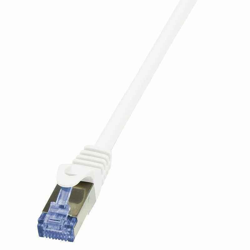 PATCH CORD S/FTP LOGILINK Cat6a- LSZH- cupru- 3 m- alb- AWG26- dublu ecranat CQ3061S TV 0.18lei)