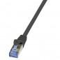 PATCH CORD S/FTP LOGILINK Cat6a- LSZH- cupru- 1 m- negru- AWG26- dublu ecranat CQ3033Si)