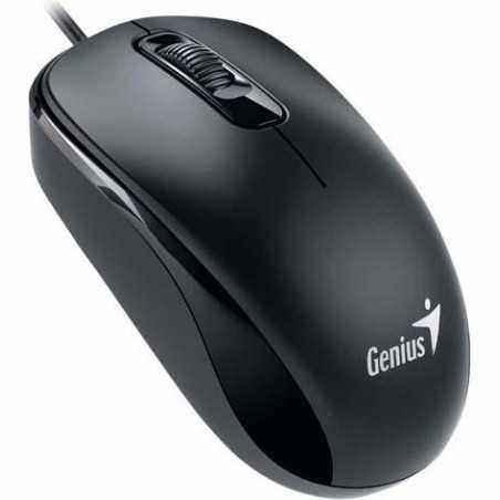 MOUSE Genius- DX-110- PC sau NB- cu fir- USB- optic- 1000 dpi- butoane/scroll 3/1- - negru- 31010116100 TV 0.18lei)