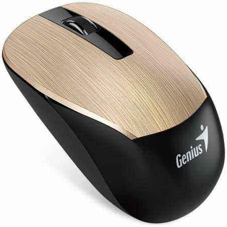 MOUSE Genius- NX-7015- PC sau NB- wireless- 2.4GHz- optic- 1600 dpi- butoane/scroll 3/1- - auriu- 31030019402 TV 0.18lei)