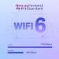 RANGE EXTENDER TP-LINK wireless 1500Mbps- 1 port Gigabit- 2 antene externe- 2.4 / 5Ghz dual band- Wi-Fi 6- RE505X75lei)