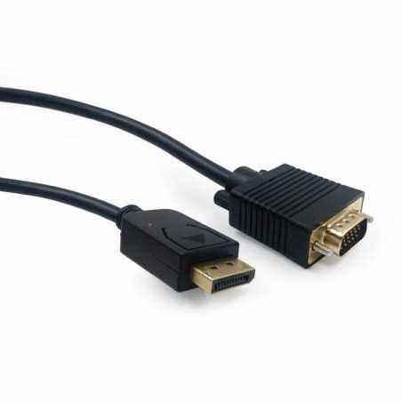 CABLU video GEMBIRD- adaptor DisplayPortT) la VGAT)- 1.8m- rezolutie maxima QXGA2048 x 1536) la 60Hz- negru- CCP-DPM-VGAM-6 TV 0