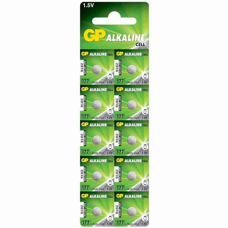 Baterie GP Batteries- butoniAG4/LR66) 1.5V alcalina- blister 10 buc. GP177F-2C10 GPPBA177F004 - 645263 TV 0.1lei)