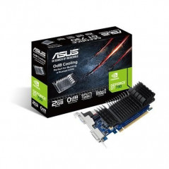 PLACA VIDEO ASUS NVIDIA GeForce GT 730- 2 GB- 64 bit- PCIE 2.0 16x- Memory clock 5010 MHz- GPU clock 902 MHz- 2560x1600- Cooling