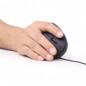 MOUSE GEMBIRD- PC sau NB- cu fir- USB- optic- 3200 dpi- butoane/scroll 6/1- ergonomic- negru- MUS-ERGO-01 TV 0.18lei)