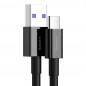 CABLU alimentare si date Baseus Superior- Fast Charging Data Cable pt. smartphone- USB la USB Type-C 66W- 1m- negru CATYS-01i) -