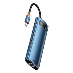 DOCKING Station Baseus Metal Gleam- conectare PC USB Type-C- USB 3.0 x 3- 1 x Card reader SD/MicroSD- USB Type C x 1 PD 100W 5V