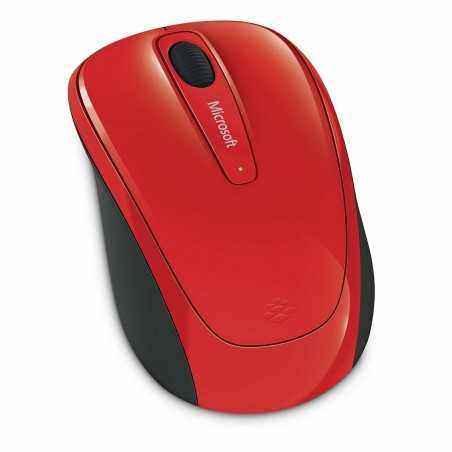 MOUSE MICROSOFT- Mobile 3500- PC sau NB- wireless- 2.4GHz- optic- 1000 dpi- butoane/scroll 3/1- - rosu- GMF-00195 TV 0.18lei)