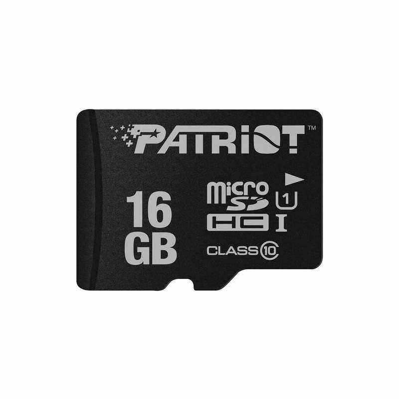 CARD MicroSD PATRIOT- 16 GB- MicroSDHC- clasa 10- standard UHS-I U1- PSF16GMDC10 TV 0.03 lei)