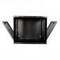 CABINET 19 LOGILINK 9U- fixare pe perete- Flatpackdezasamblat)- Black- 456h) x 540w) x 400d) mm- usa sticla cu blocare- otel