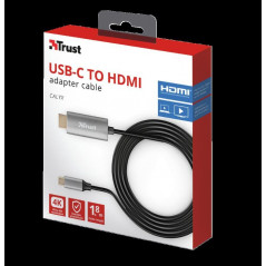Trust Calyx USB-C to HDMI Adapter Cable- TR-23332i)