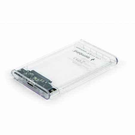 RACK extern GEMBIRD- extern pt. HDD- 2.5 inch- S-ATA- interfata PC USB 3.0- plastic- alb transparent- EE2-U3S9-6 TV 0.8lei)