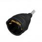 PRELUNGITOR LOGILINK- Schuko x 1- conectare prin SchukoT)- cablu 3 m- 16 A- fara protectie- negru- LPS104 TV 0.8lei)
